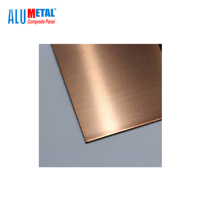 revestimento anodizado do alumínio do painel do metal do sanduíche de 3mm revestimento composto de cobre