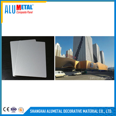 Revestimento exterior 1250mm do metal do painel composto de alumínio à prova de fogo de Alumetal B1 A2