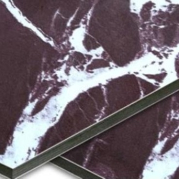 os painéis compostos de alumínio de mármore PVDF de 4mm revestiram o painel composto de alumínio