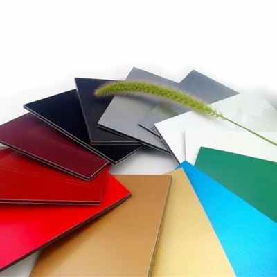 painel composto de alumínio Matte Aluminum Composite Plate lustroso do PE de 2mm 4mm