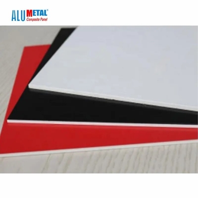 Folha à prova de fogo 3mm dos painéis do ACP do branco de 2440 x de 1220mm