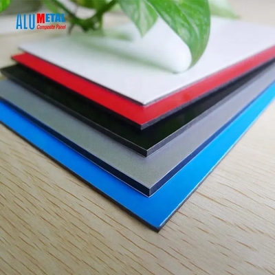 Produtos compostos de alumínio de prata da fachada do painel de Alumetal PVDF ACP