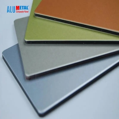 Produtos compostos de alumínio de prata da fachada do painel de Alumetal PVDF ACP