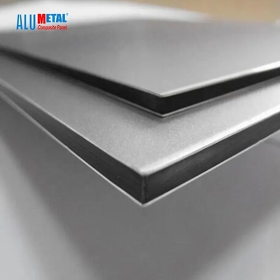 Produtos compostos de alumínio de prata da fachada do painel de Alumetal PVDF ACP