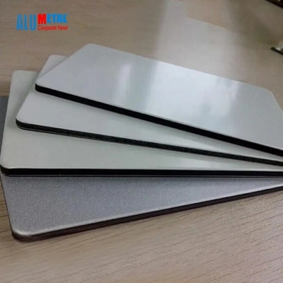 Produtos compostos de alumínio de prata da fachada do painel de Alumetal PVDF ACP