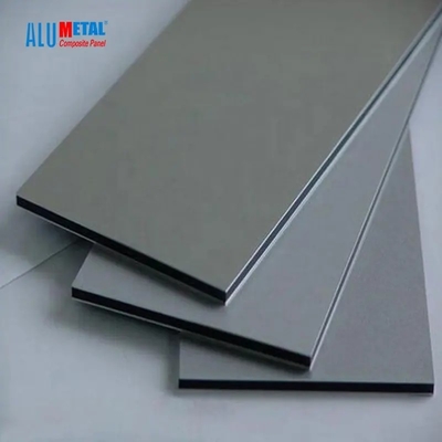 Alumetal escovou a parede interior Matte Color almofadando decorativo do ACP dos materiais de construção