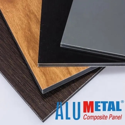 painel composto de alumínio de 4mm PVDF com o painel UV do acm da proteção de radiação