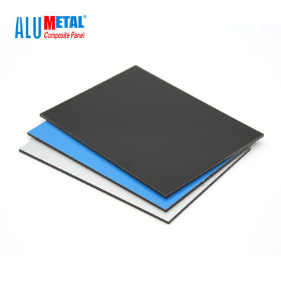da folha composta de alumínio do ACP do painel do PE do núcleo do LDPE de 4mm decoração à prova de fogo 1500mm da porta