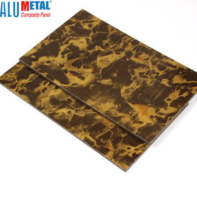 2440mm anodizou o painel composto de alumínio de mármore Acp cobrem a placa 7mm de alumínio branca