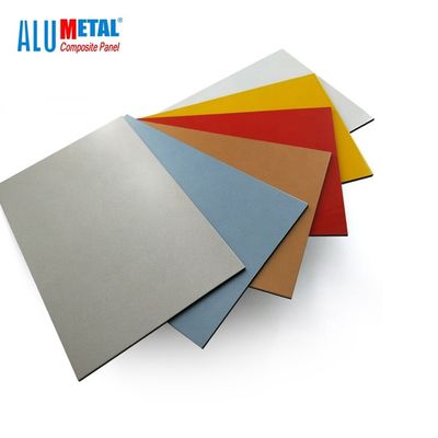 material de construção composto de alumínio anti-bacteriano da folha 1250mm do Acp do painel de 4mm PVDF