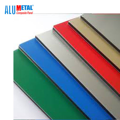 folha composta de alumínio escovada 1220x2440mm 5mm AA1100 do painel de PVDF