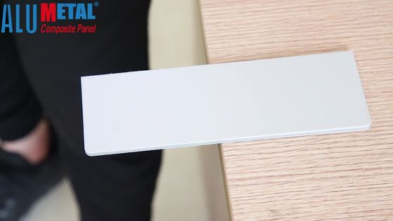 Fogo do exterior de 1220MM ACM - GV anti-bacteriano da luz composta de alumínio retardadora do painel 4MM