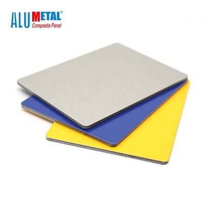 folha composta de alumínio do Acp do painel do PE de 6mm 1220x2440MM para o teto AA3003