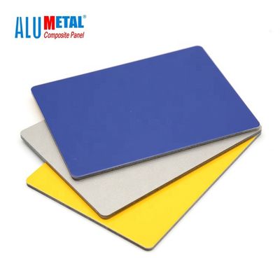 folha composta de alumínio do Acp do painel do PE de 6mm 1220x2440MM para o teto AA3003