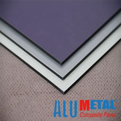 painel composto de alumínio do PE de 5800mm que imprime a folha composta de alumínio preta do ACP 2mm