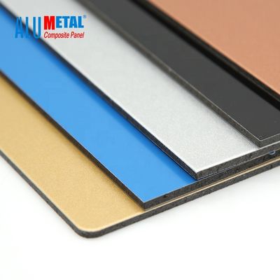6mm Dibond à prova de fogo Nano composto de alumínio da placa de sanduíche do painel do PE de 1500 x de 4000mm
