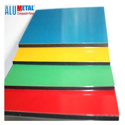 núcleo material composto de alumínio 10mm do LDPE do painel do espelho da fachada de 1500mm