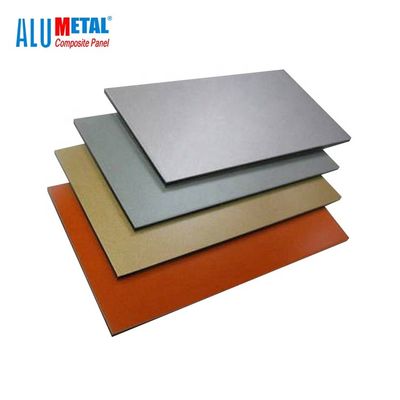 o painel composto de alumínio da fachada do PE de 0.5mm anodizou folhas avaliadas do Acp do fogo de superfície 2mm