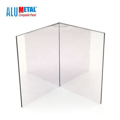 PVDF revestiu a folha composta de alumínio 0.5mm AA5005 Matt Finish do painel de 3mm Acp