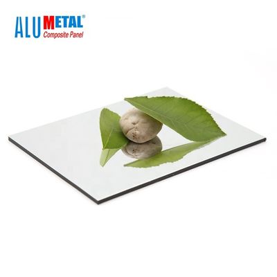 Revestimento composto de alumínio ACP 0.5MM da parede do painel 1220mm do espelho de prata de A2 franco