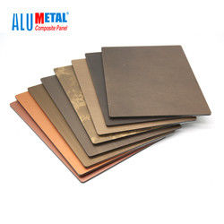 Pele composta do painel 1000mm 0.15mm do metal de alumínio do antibacteriano 4mm ACP