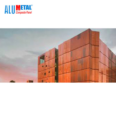 painéis de parede compostos 1000mm de alumínio do metal do Signage do painel de 4mm 0.55mm