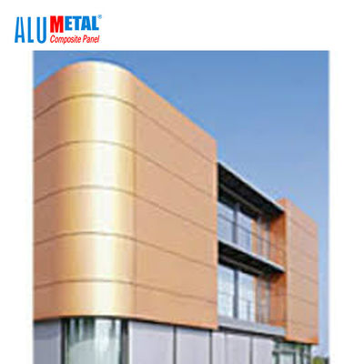 painéis de parede compostos 1000mm de alumínio do metal do Signage do painel de 4mm 0.55mm