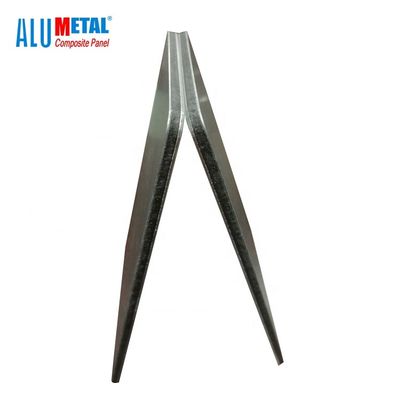 PVDF revestiu o antibacteriano composto do painel 0.55mm Elzinc 960mm do metal de ACM