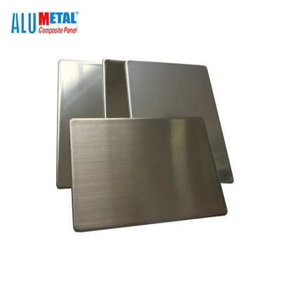 Molde o painel composto plástico de alumínio de aço inoxidável FEVE 1220mm AA1100 da prova 5000mm