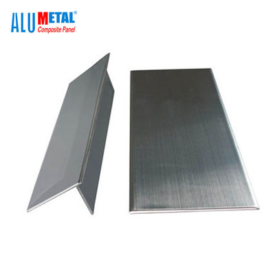 painéis de parede exteriores resistentes à corrosão do metal do painel composto PVDF do metal de 0.3mm 1220mm