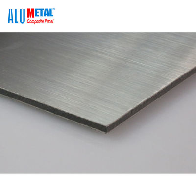 Os painéis de revestimento compostos de alumínio decorativos do PE de 1000MM cobrem 6mm de aço inoxidável FEVE