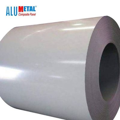 Corte 1050 de alumínio revestido pre pintado da calha 1240mm 10MM da liga da bobina