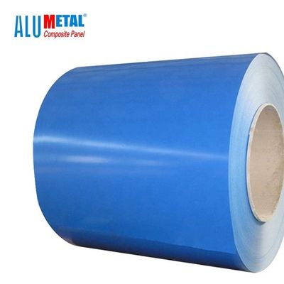 Corte 1050 de alumínio revestido pre pintado da calha 1240mm 10MM da liga da bobina