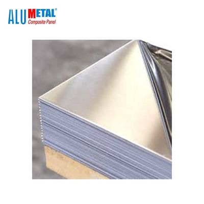 HDPE de alumínio 5mm de pintura 1mm AA5086 grosso da chapa metálica de 1500MM