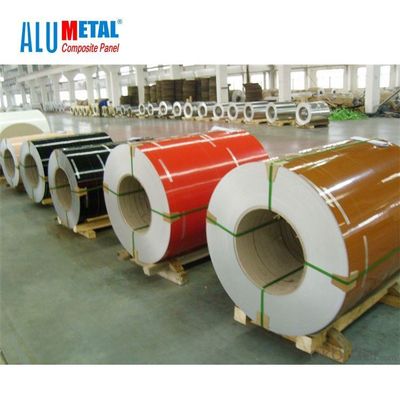 A folha de alumínio revestida 6mm decorativa da bobina da liga 3003 almofada 1220mm x 2440 milímetros H26