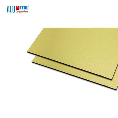 o PVC de 5mm escovou a folha composta de alumínio AA3003 do painel Nacreous