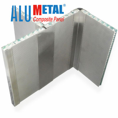 Granito de pedra 0.04mm AA5005 da chapa metálica do painel do favo de mel de 1300MM PVDF
