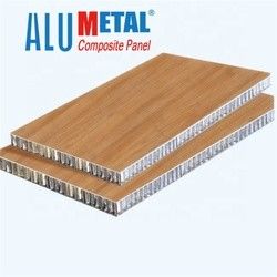 Placa de painel de pedra plástica 1000mm exterior do favo de mel de 0.08MM A2 franco