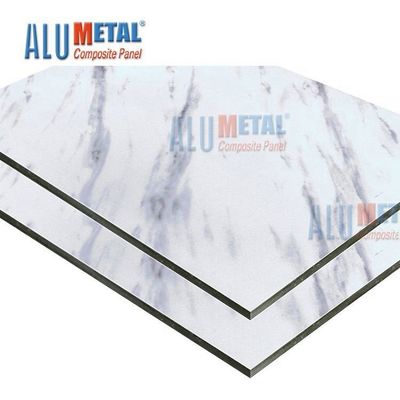 Painéis de sanduíche interiores AA1100 do núcleo de favo de mel do painel composto de alumínio 3mm de mármore de 1500MM