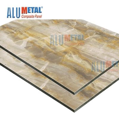 Painéis materiais compostos de alumínio anodizados exteriores da placa de sanduíche 1220mm 2mm