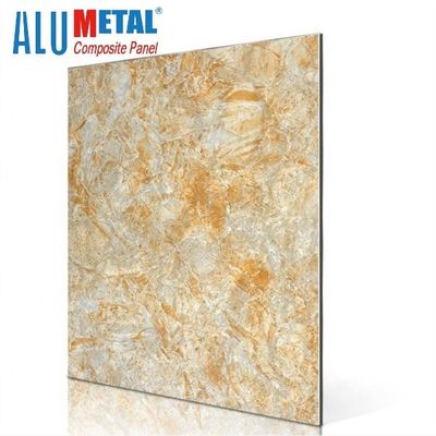 Estática composta de alumínio do painel 0.05mm do mármore Nacreous de Crossbond anti 5800mm