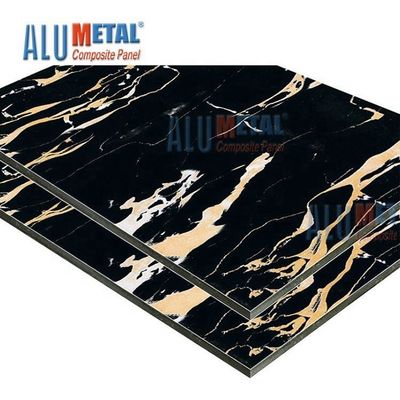 revestimento composto de alumínio 1570mm de mármore dos painéis de parede exterior PVDF do painel de 5mm
