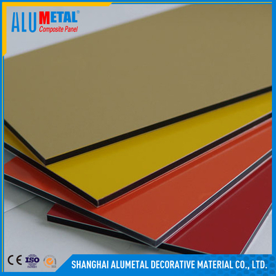 O painel composto de alumínio interior colorido de PVDF anodizou