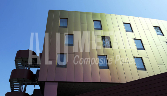 Prova composta de alumínio de construção do molde do painel 6mm do espectro
