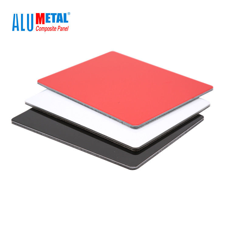 4mm 0.3mm FEVE Painéis de Parede de Alumínio Decorativos Painel Composto de Alumínio Revestido de PVDF