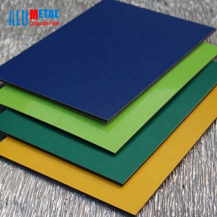 núcleo material composto de alumínio 10mm do LDPE do painel do espelho da fachada de 1500mm