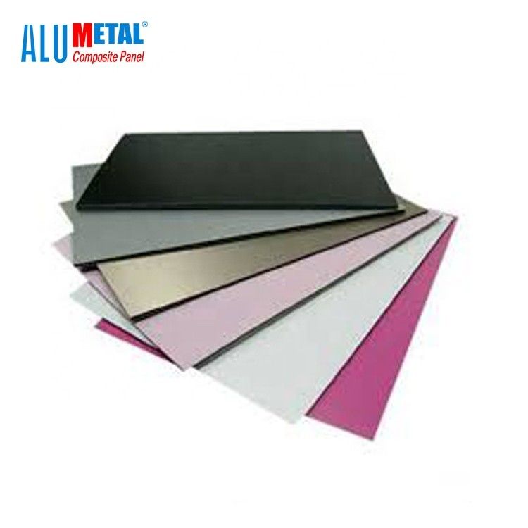 o painel composto de alumínio da fachada do PE de 0.5mm anodizou folhas avaliadas do Acp do fogo de superfície 2mm